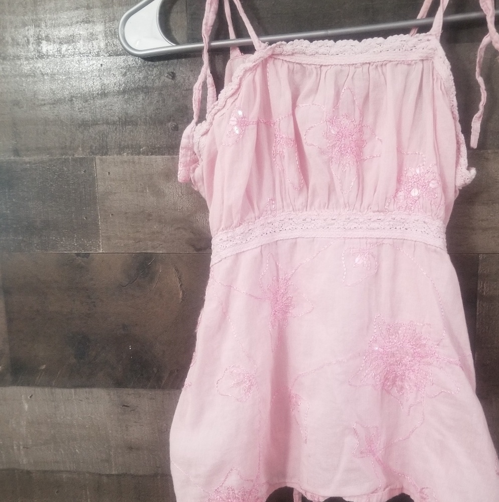 Pink top